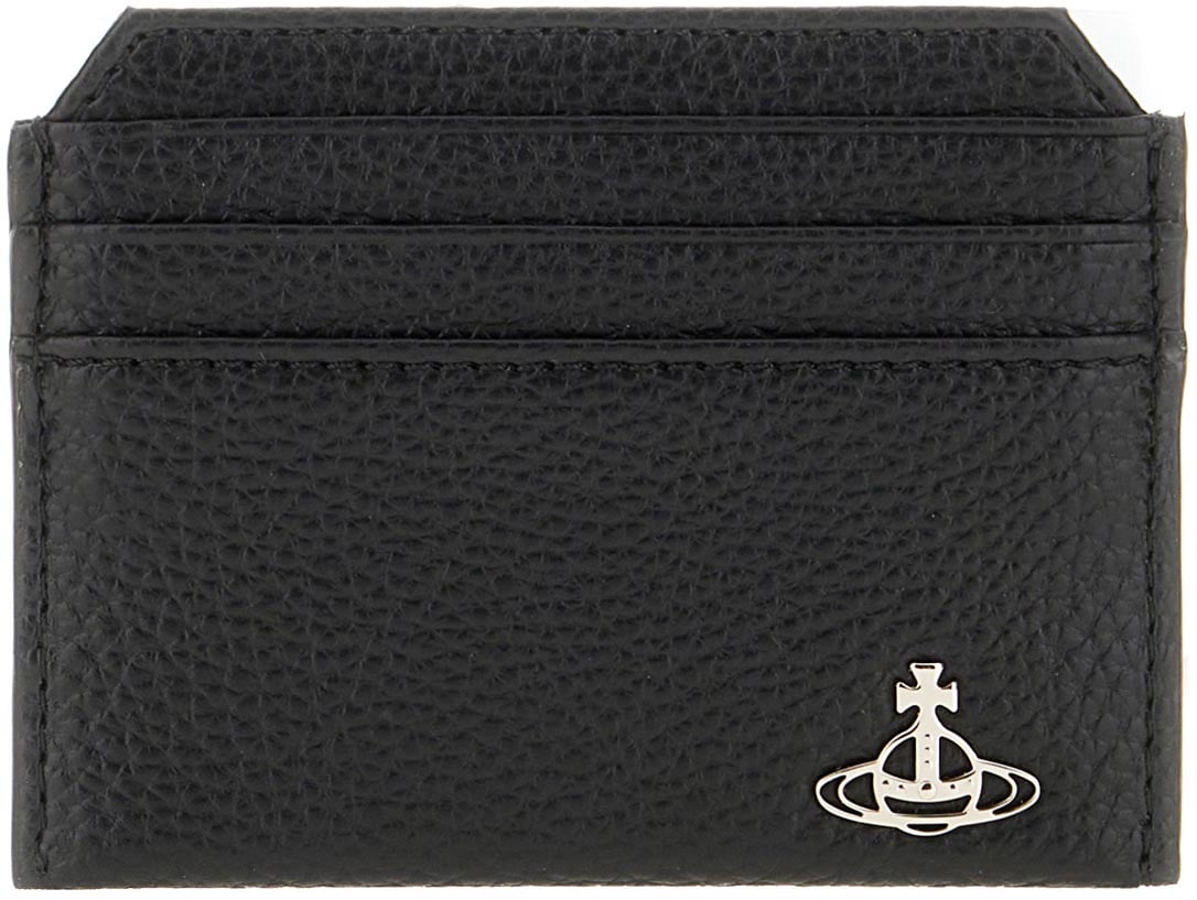 Vivienne Westwood Vivienne Westwood Black synthetic leather wallet Zwart