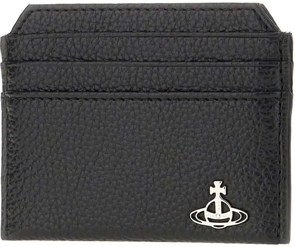 Vivienne Westwood Vivienne Westwood Black synthetic leather wallet Zwart