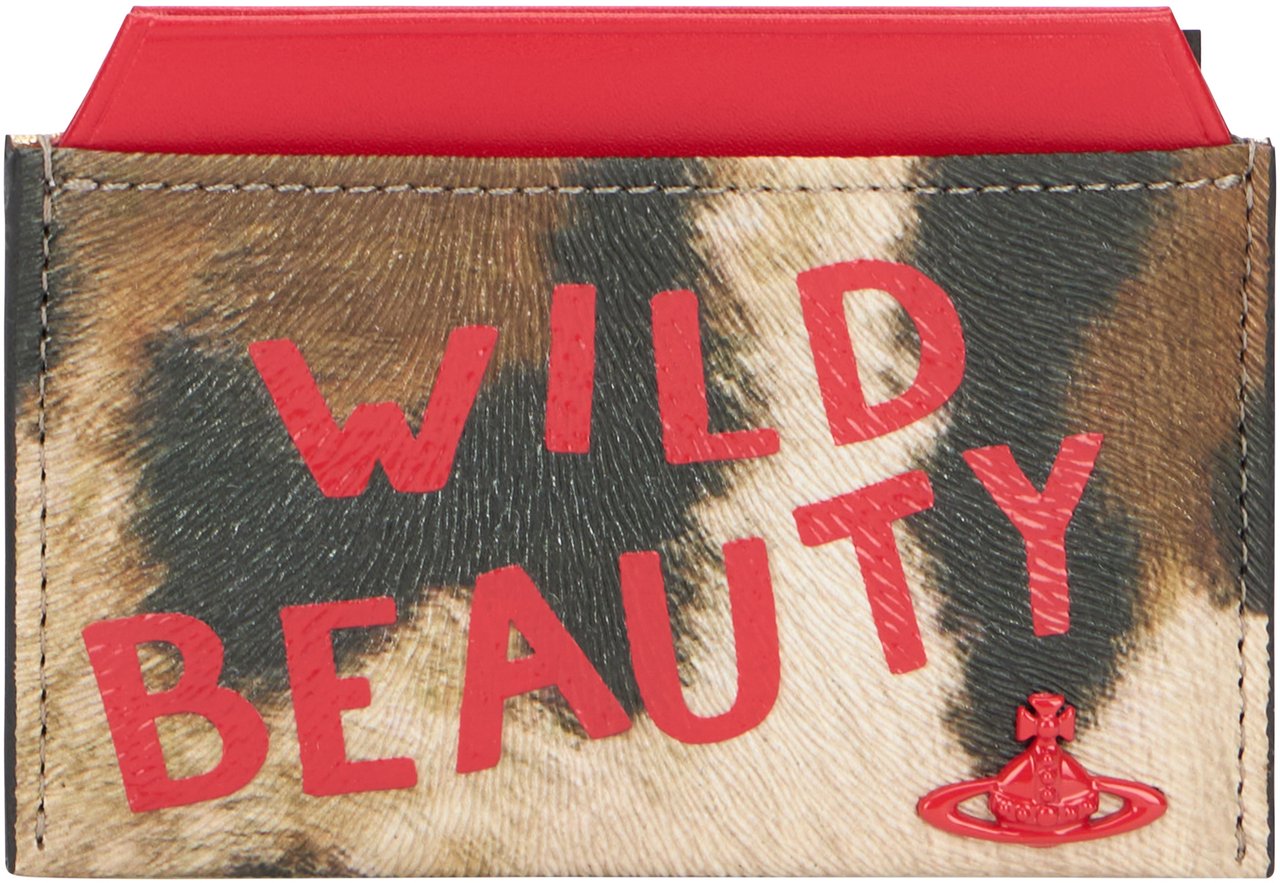 Vivienne Westwood Cardholder in eco-leather Dierenprint