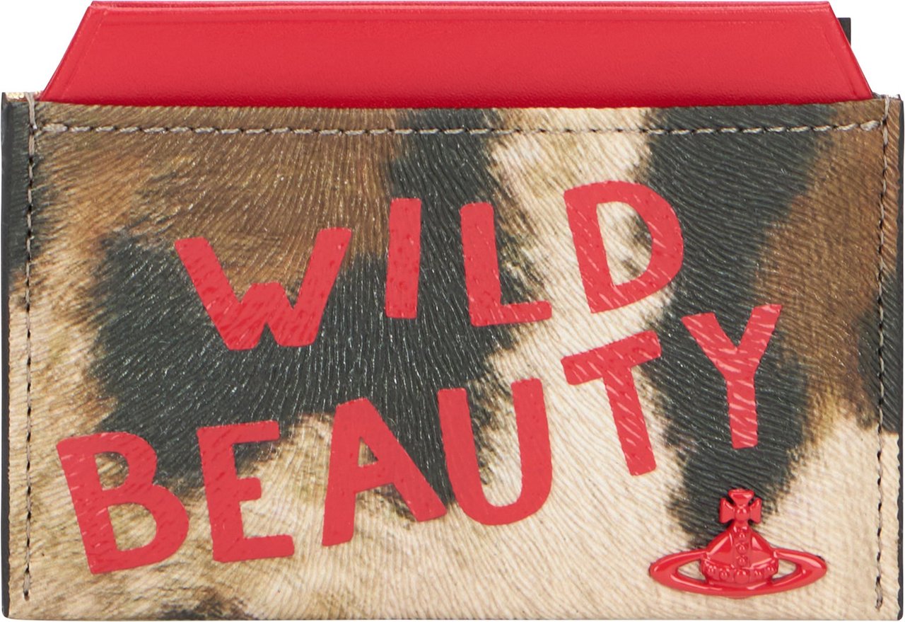 Vivienne Westwood Cardholder in eco-leather Dierenprint