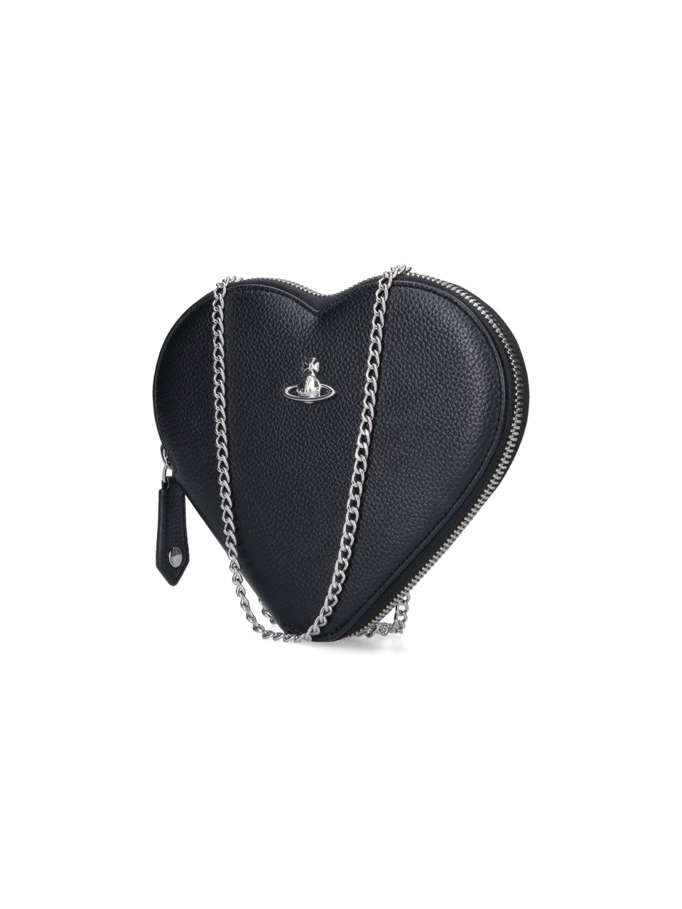 Vivienne Westwood "New Heart" Crossbody Bag – Black Zwart
