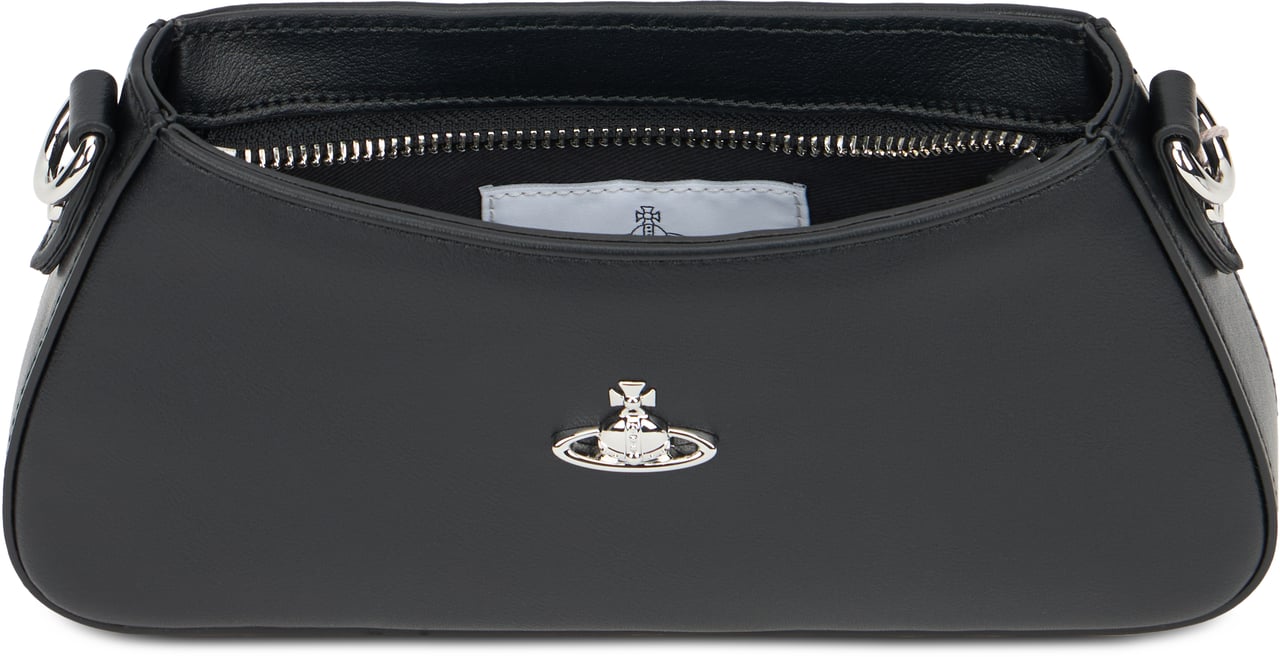 Vivienne Westwood Shoulder Bag With Orb Zwart