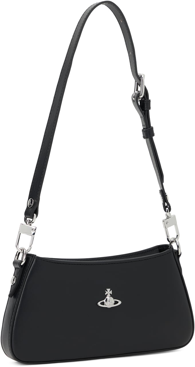 Vivienne Westwood Shoulder Bag With Orb Zwart