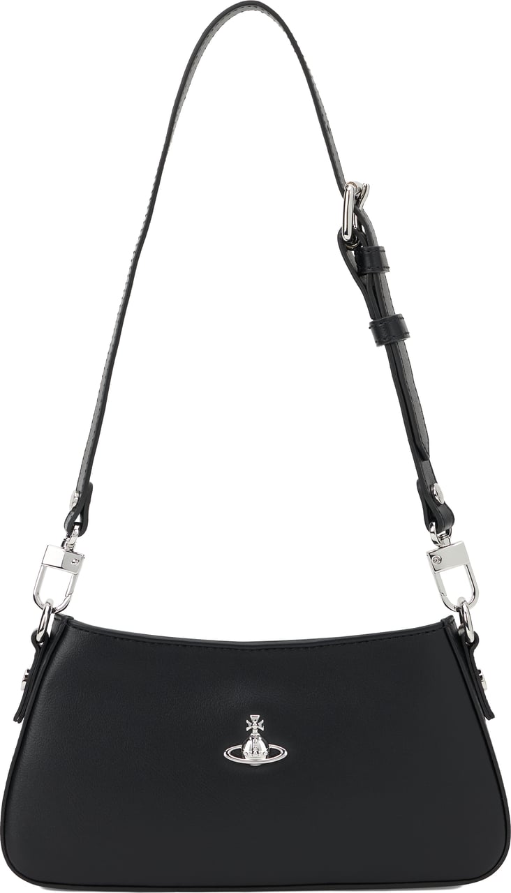 Vivienne Westwood Shoulder Bag With Orb Zwart