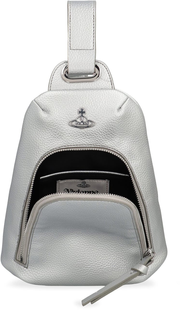Vivienne Westwood Shoulder bag in eco leather Zilver