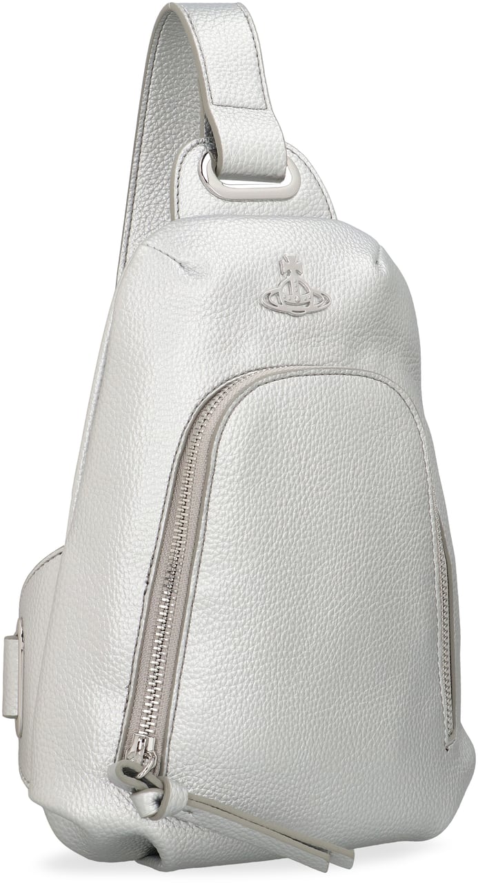 Vivienne Westwood Shoulder bag in eco leather Zilver