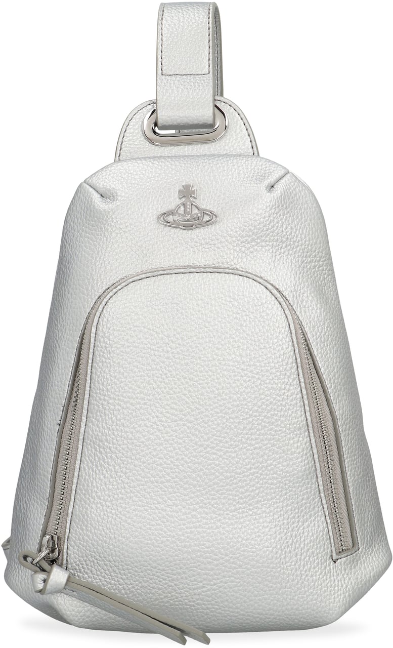 Vivienne Westwood Shoulder bag in eco leather Zilver