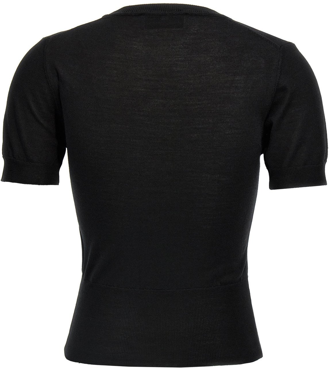 Vivienne Westwood Black Wool T-Shirt Zwart
