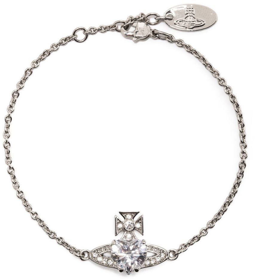 Vivienne Westwood Bijoux Platinumwhitecrystal Wit