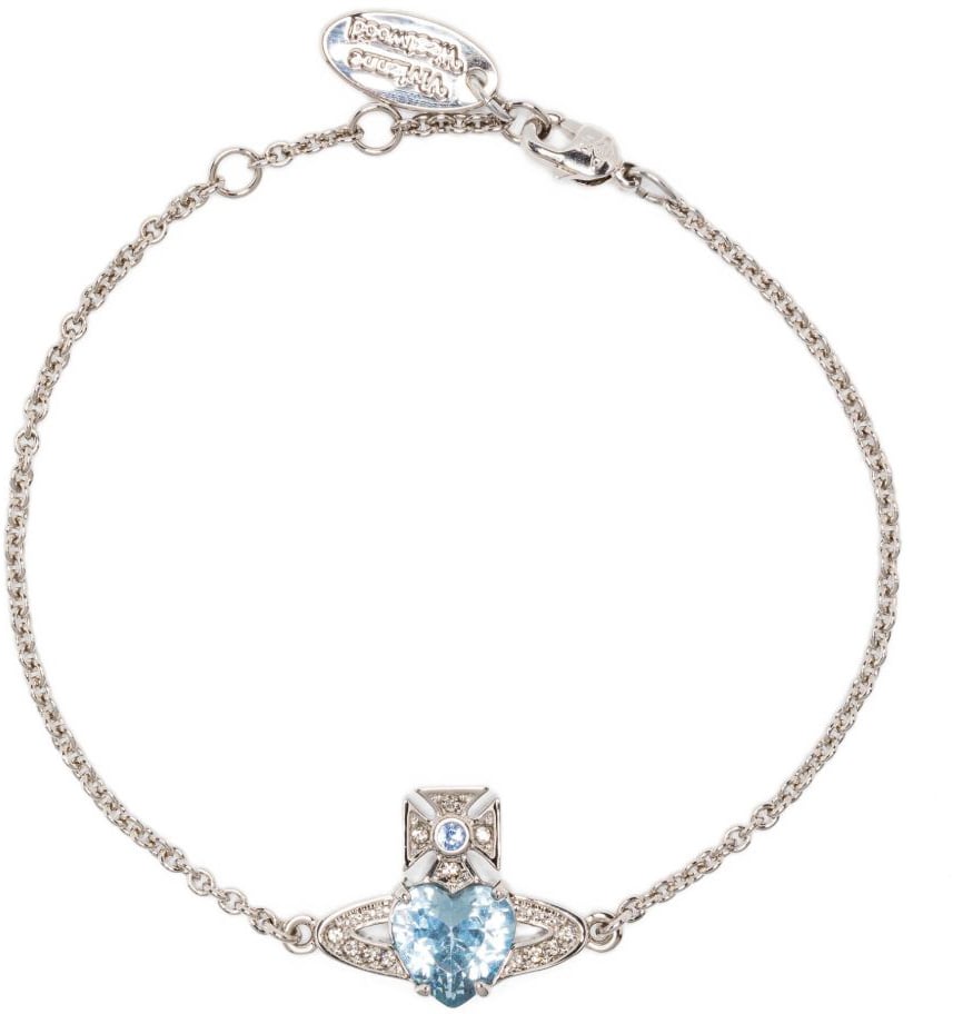 Vivienne Westwood Bijoux Platinumaquamarine Blauw
