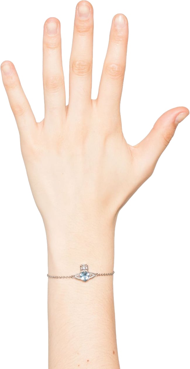 Vivienne Westwood Bijoux Platinumaquamarine Blauw