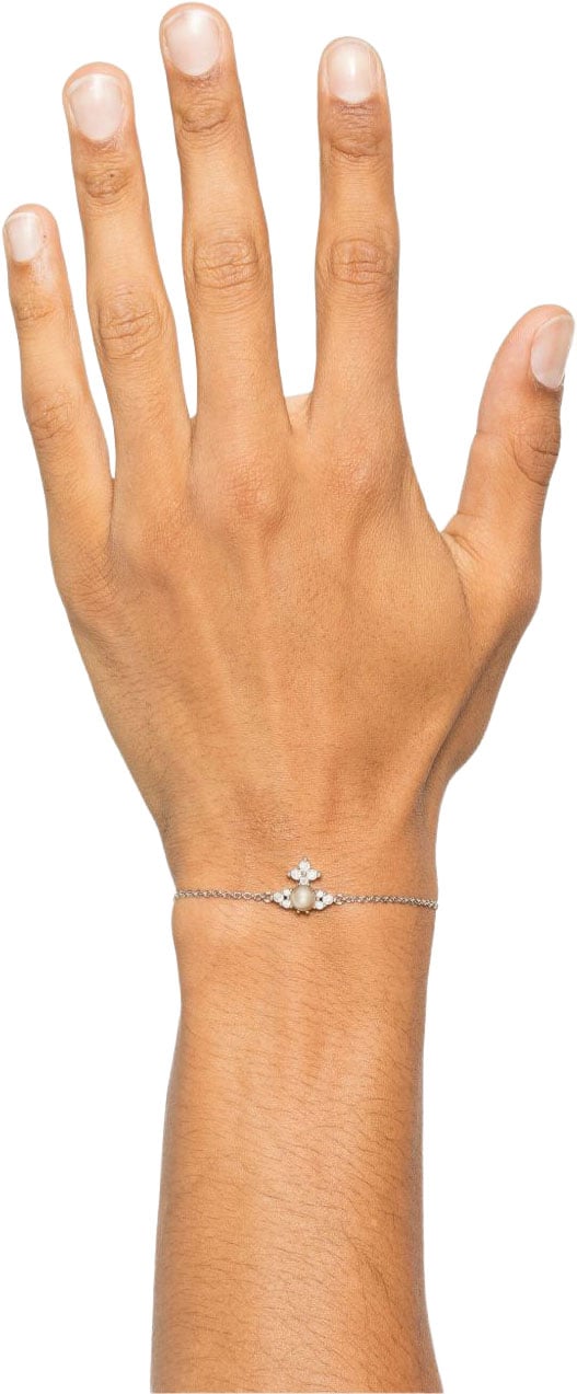Vivienne Westwood Bijoux Platinum/White/Creamrose Zilver