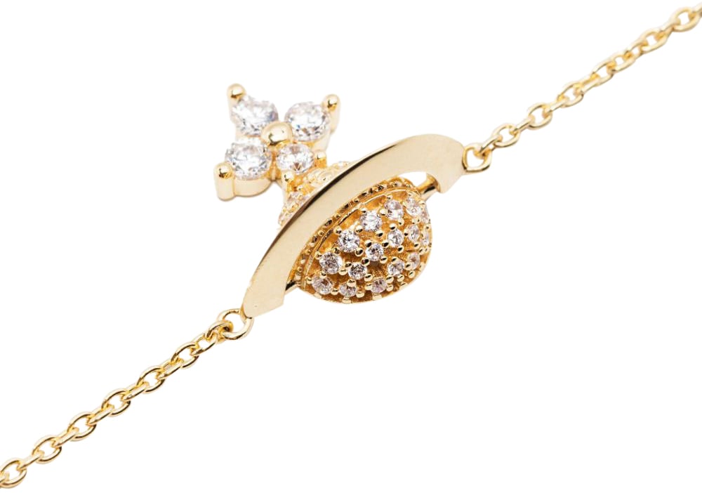 Vivienne Westwood Bijoux Goldwhite Wit