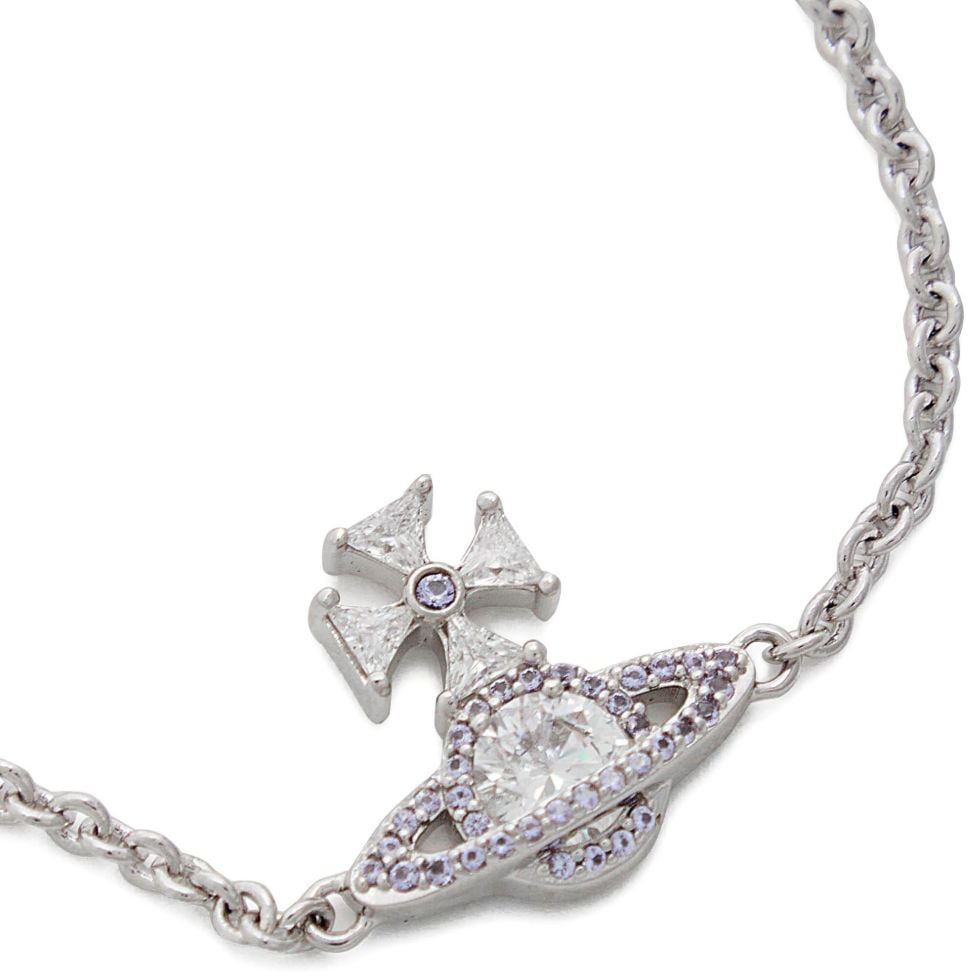 Vivienne Westwood Bijoux Platinium/White Lavender Zilver