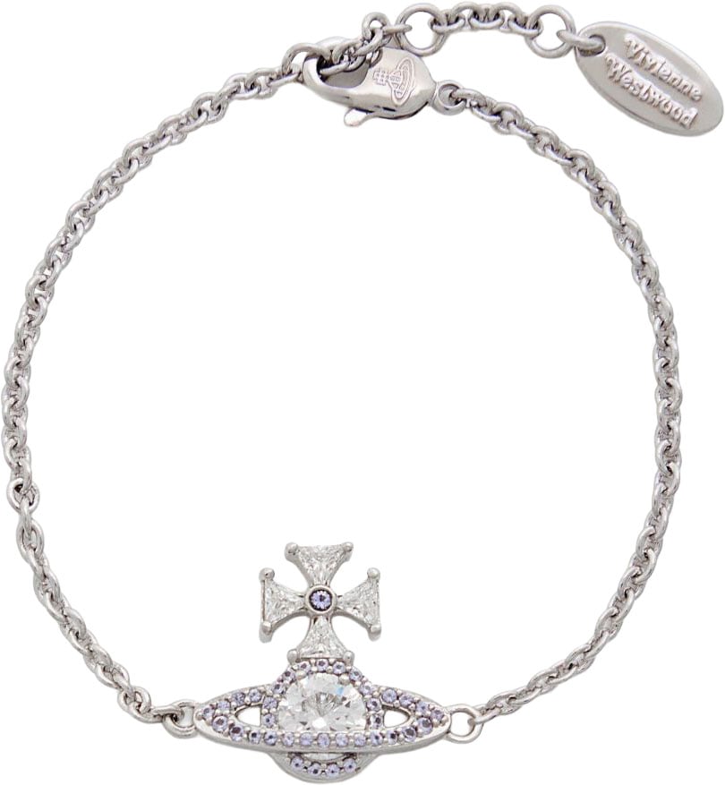 Vivienne Westwood Bijoux Platinium/White Lavender Zilver