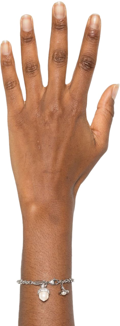 Vivienne Westwood Bijoux Platiniumwhitecreamrose Wit