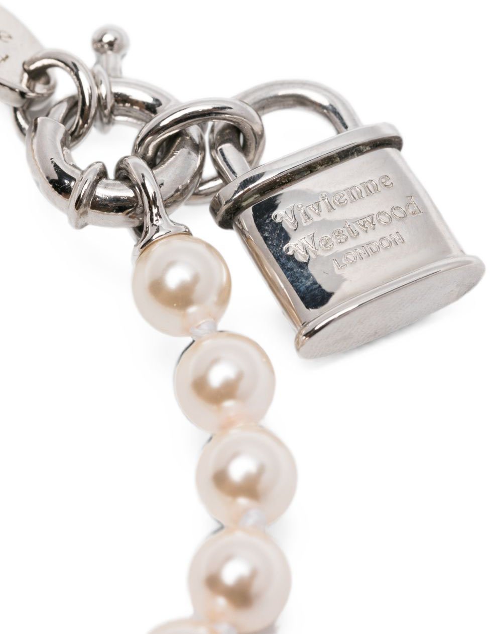 Vivienne Westwood Bijoux Platinum/Pearl Wit