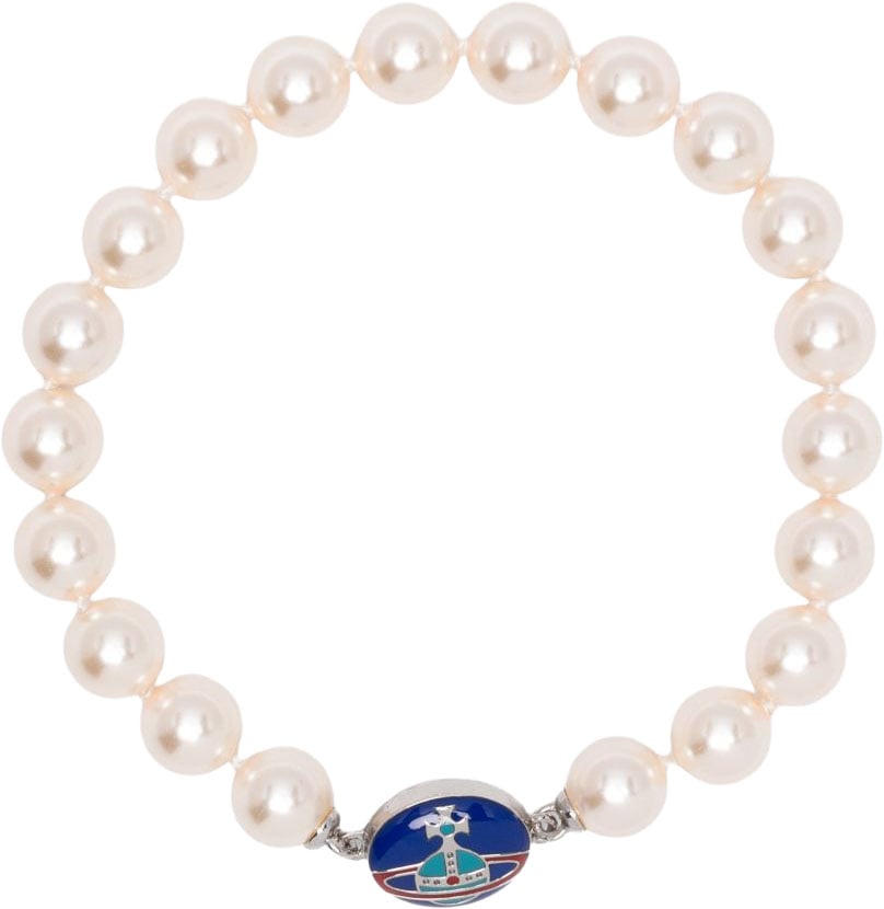 Vivienne Westwood Bijoux Platinium/Royal Blue Wit