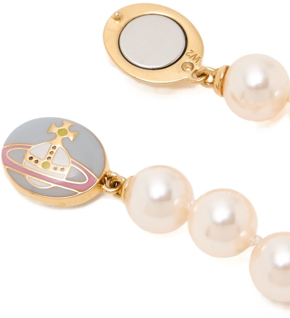 Vivienne Westwood Bijoux Goldpale Blue Blauw