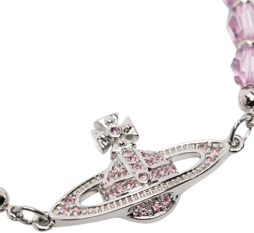 Vivienne Westwood Bijoux Platiniumlight Amethyst Zilver