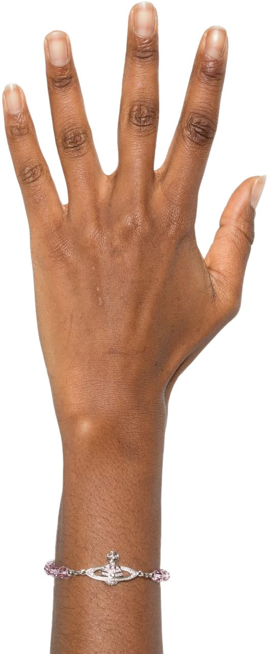 Vivienne Westwood Bijoux Platiniumlight Amethyst Zilver