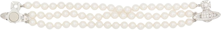 Vivienne Westwood Bijoux Platinum/Creamrose/White Wit