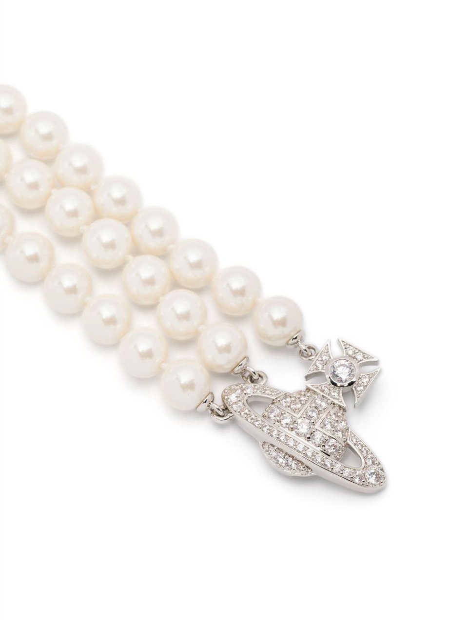 Vivienne Westwood Bijoux Platinum/Creamrose/White Wit