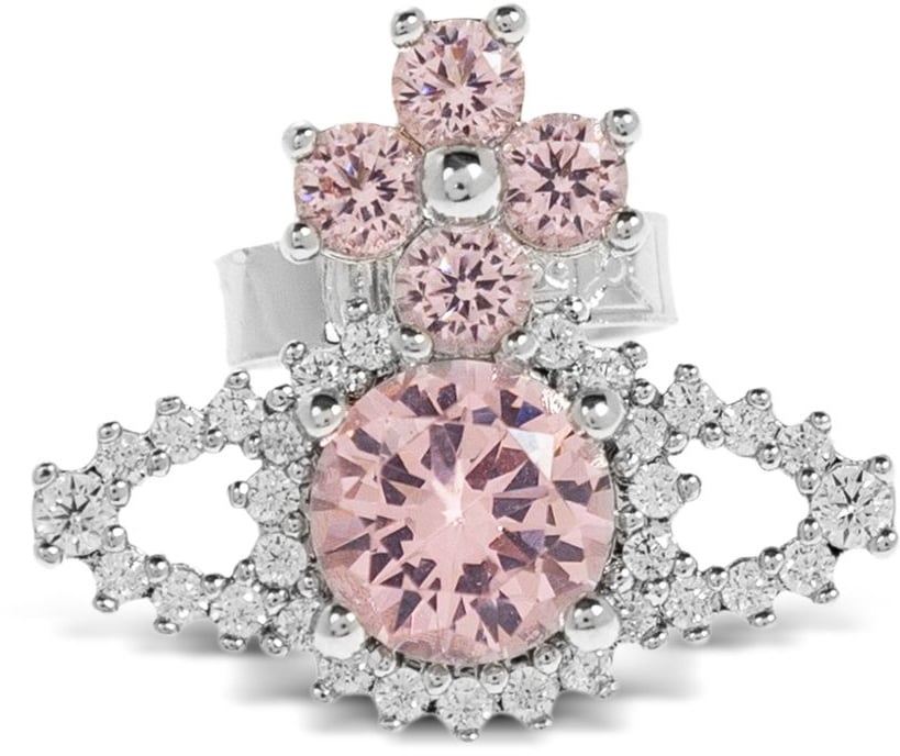 Vivienne Westwood Bijoux Platinum/Pink Zilver