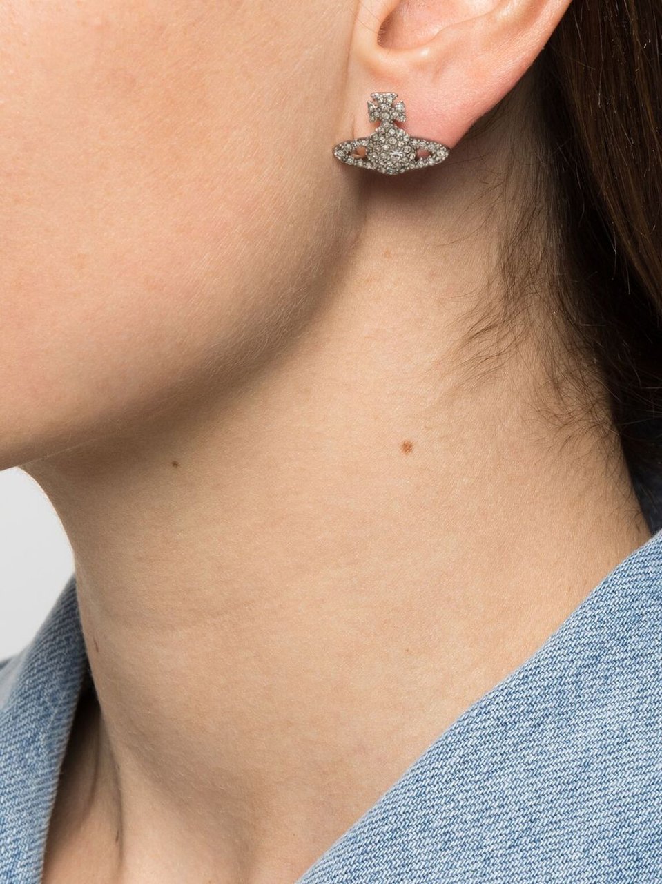 Vivienne Westwood Bijoux Platinum/Crystal Zilver