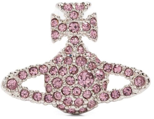 Vivienne Westwood Bijoux Platiniumlight Amethyst Zilver