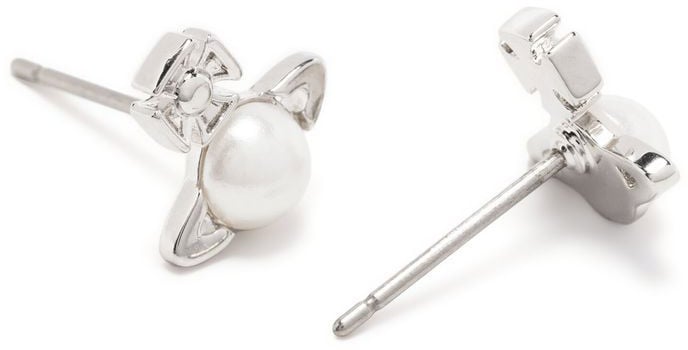 Vivienne Westwood Bijoux Platinum/Pearl Zilver