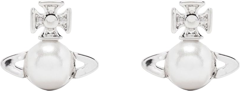 Vivienne Westwood Bijoux Platinum/Pearl Zilver