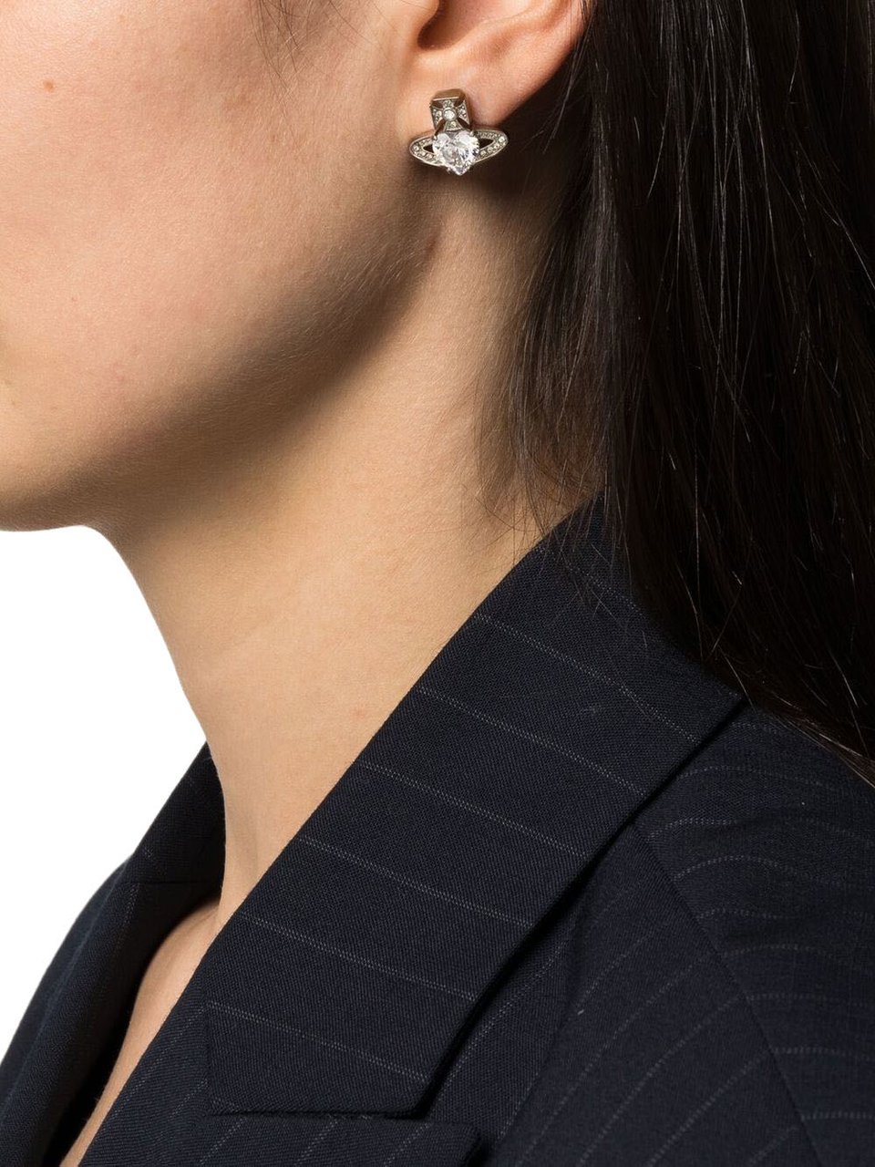 Vivienne Westwood Bijoux Platinumwhitecrystal Wit