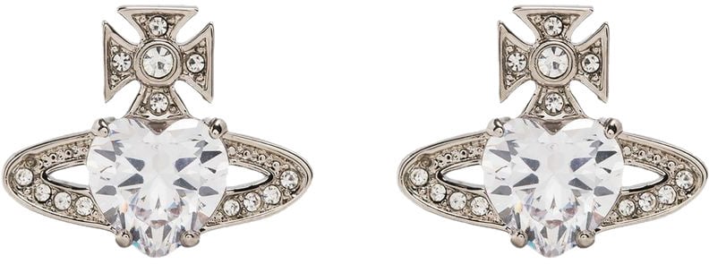 Vivienne Westwood Bijoux Platinumwhitecrystal Wit