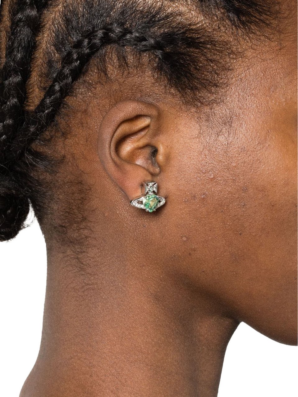 Vivienne Westwood Bijoux Platinum/Light Green Zilver