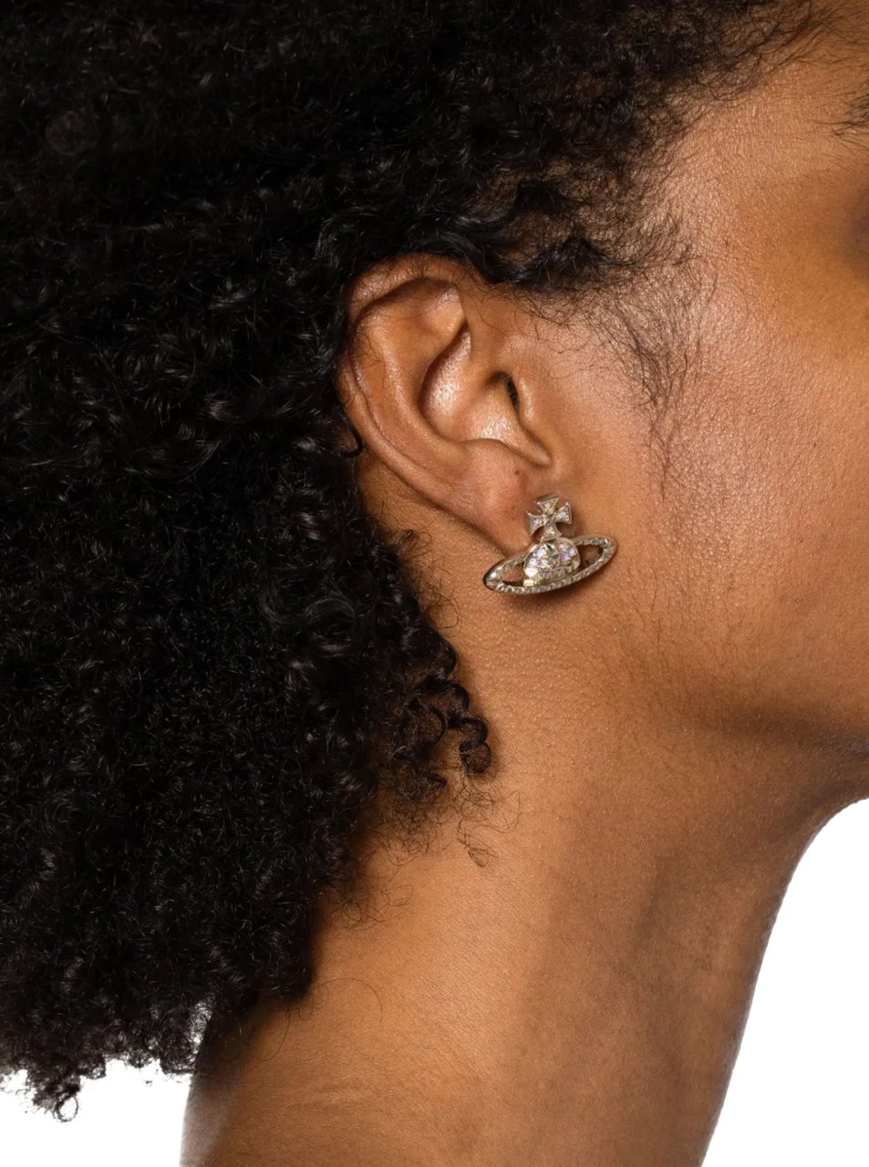 Vivienne Westwood Mayfair Bas Relief Earrings Gold Crystal Divers