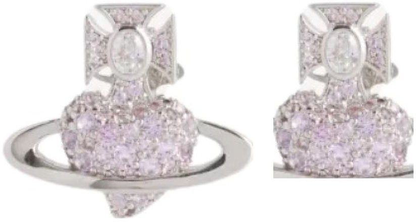 Vivienne Westwood Bijoux Platinum/Lilac/White Zilver