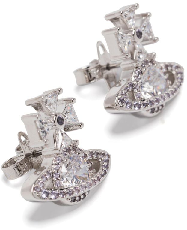 Vivienne Westwood Bijoux Platinium/White Lavender Zilver