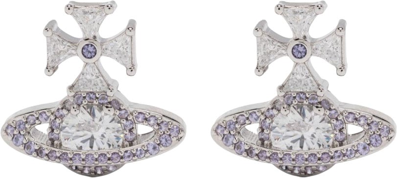 Vivienne Westwood Bijoux Platinium/White Lavender Zilver