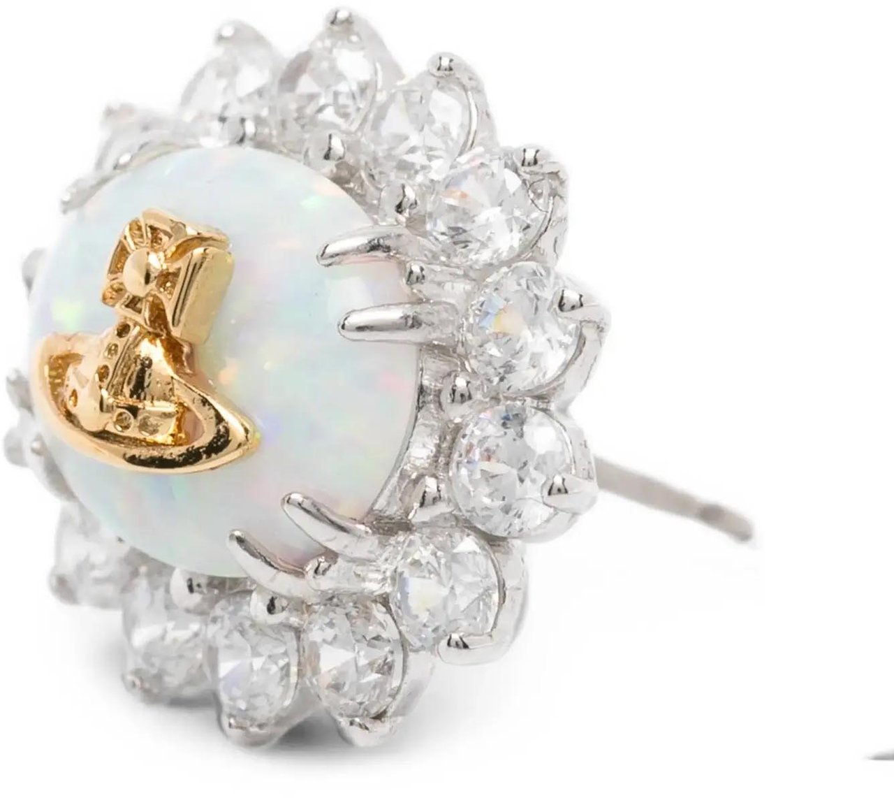 Vivienne Westwood Annia Earrings Platinum / Gold / White Wit