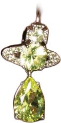 Vivienne Westwood Bijoux Platinium/Light Green Lime