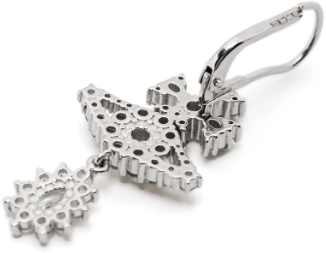 Vivienne Westwood Masha Earrings Platinum/yellow Geel