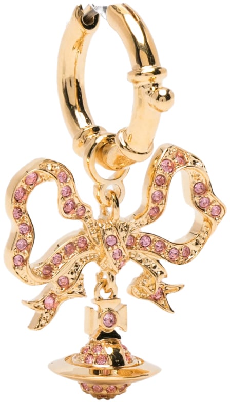 Vivienne Westwood Florindella Earrings Gold / Light Rose Roze