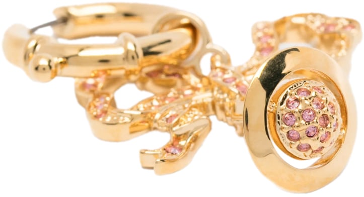 Vivienne Westwood Florindella Earrings Gold / Light Rose Roze