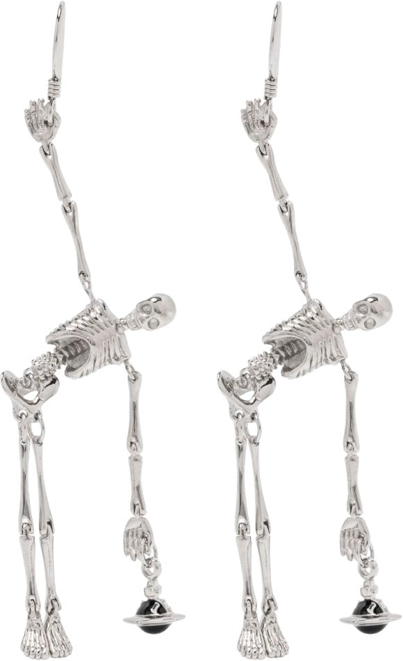 Vivienne Westwood Bijoux Platinum/Black Zilver