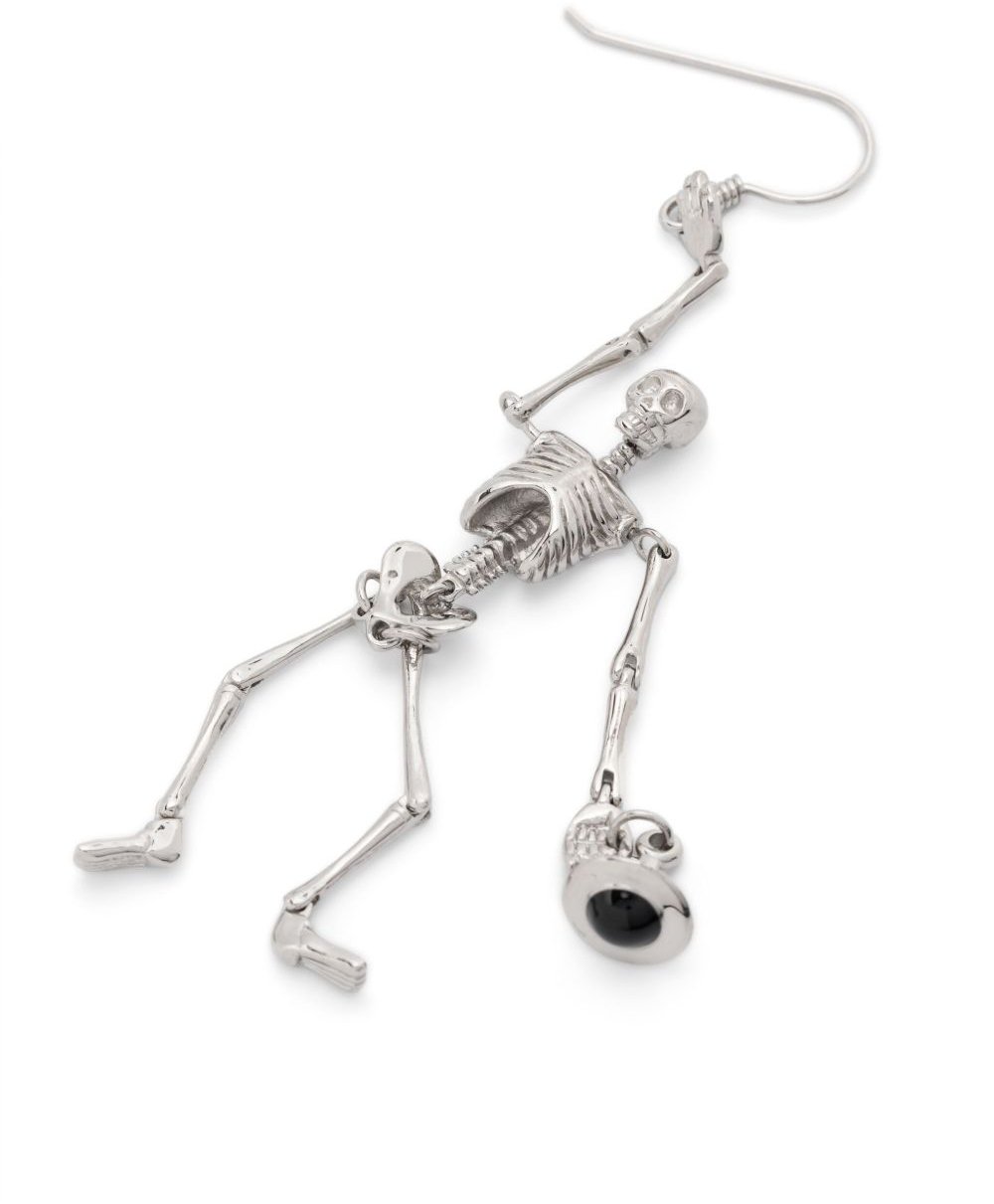 Vivienne Westwood Bijoux Platinum/Black Zilver