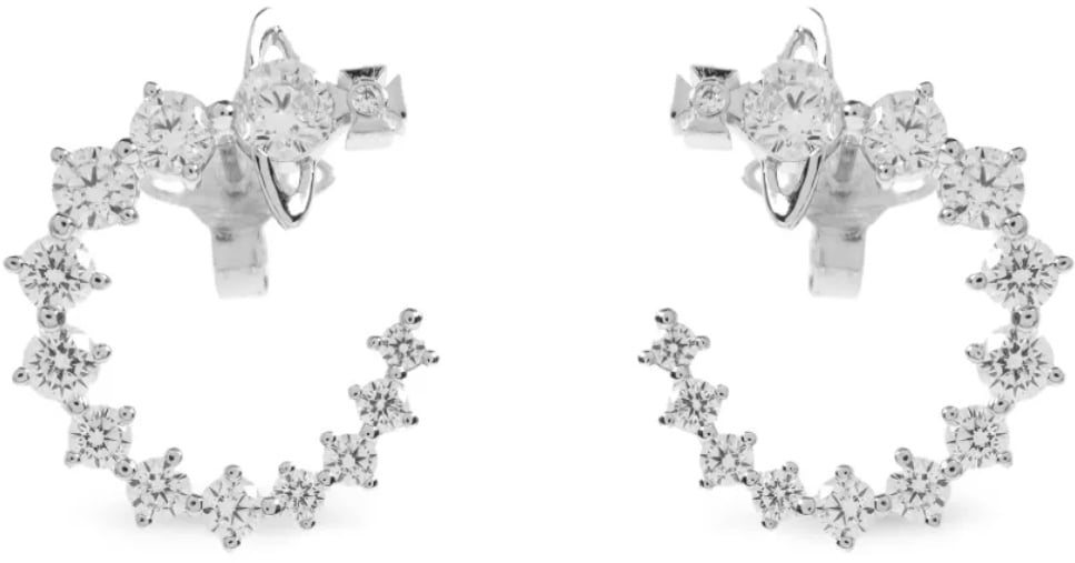 Vivienne Westwood Vivienne Westwood Lydia Earrings Platinum / White Wit