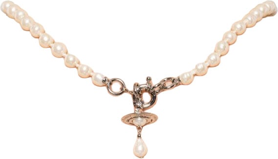 Vivienne Westwood Bijoux Platinum/Pearl Wit