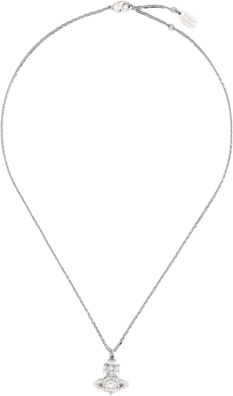 Vivienne Westwood Mila Pendant Platinum / White Wit
