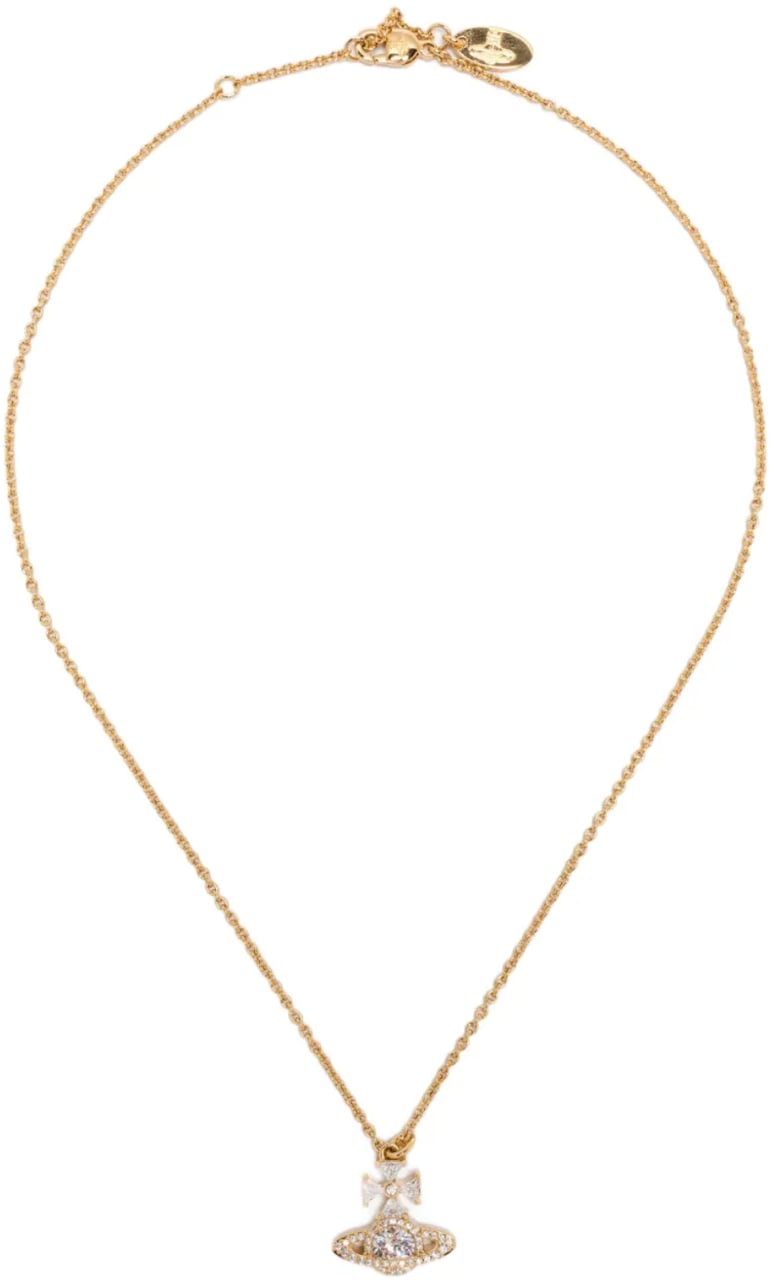 Vivienne Westwood Mila Pendant Gold White Wit